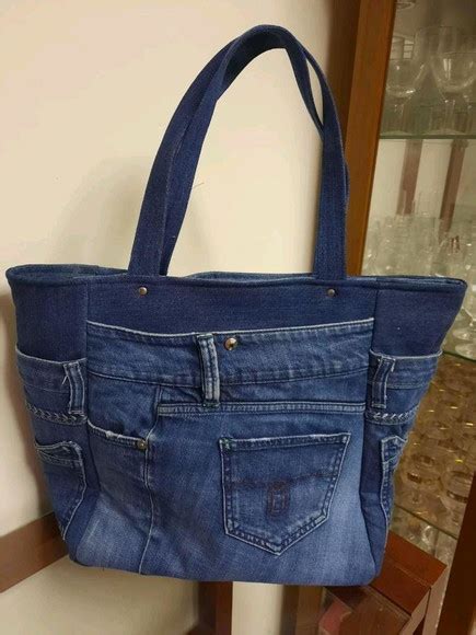 bolsa grande jeans